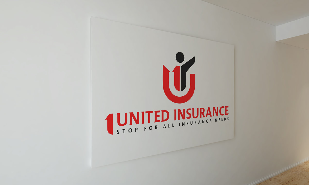 1 United Insurance Logo Printed on Wall